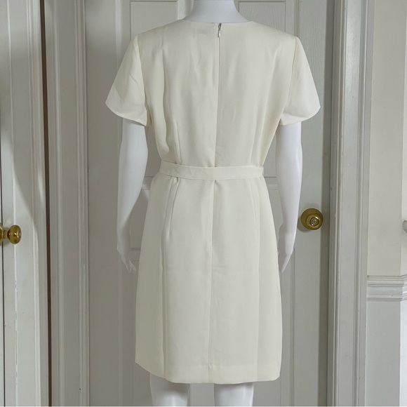 J.Crew Short-sleeve belted suiting dress size 8 - Picture 3 of 12